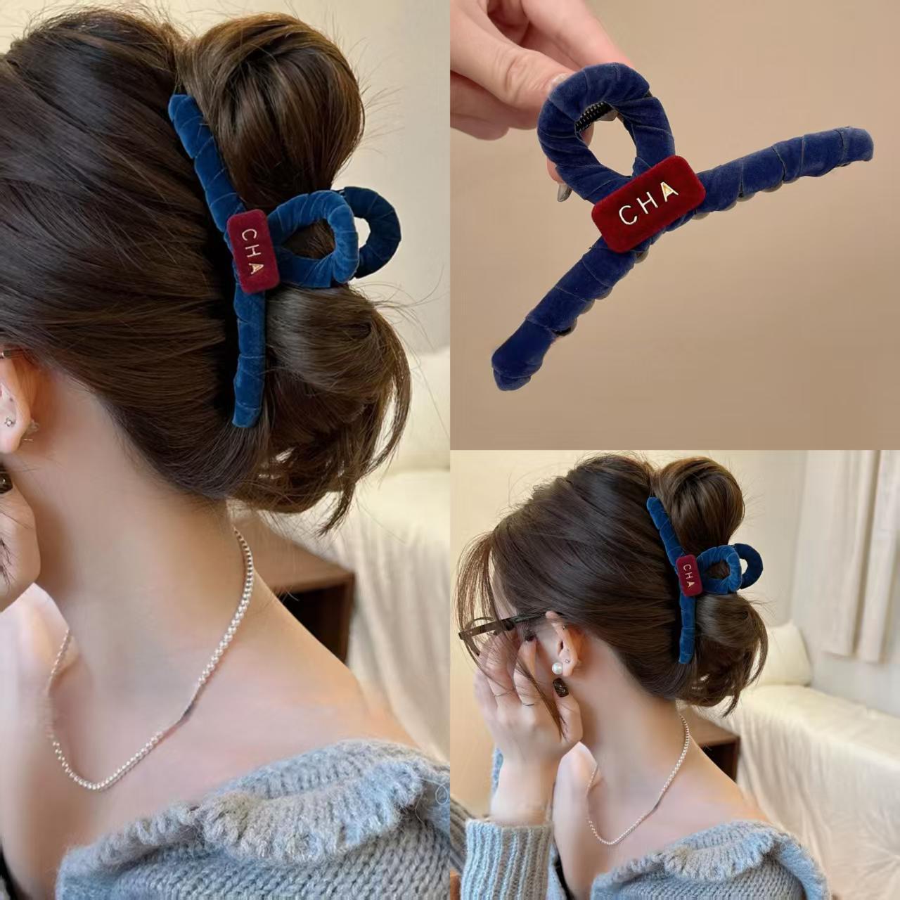 Trendy Color Block Hair Claw Clip – Large Jaw Clip for Women and Girls, Fashion Chic All-Match Claw Hair Accessory
