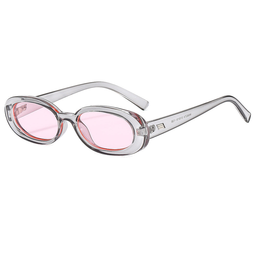 Retro Oval Small Frame Sunglasses – Vintage Chic UV400 Sun Protection Eyewear for Women & Men