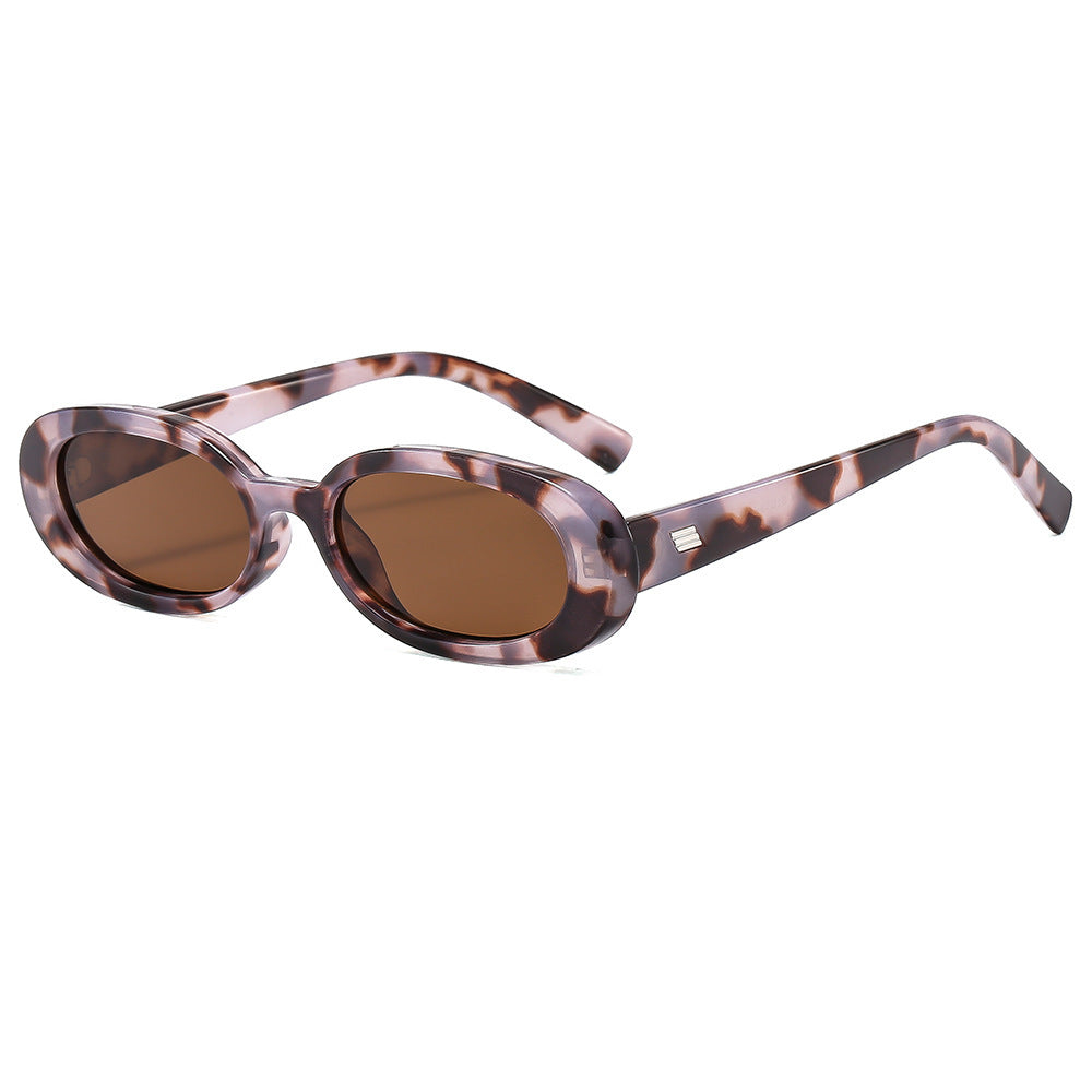 Retro Oval Small Frame Sunglasses – Vintage Chic UV400 Sun Protection Eyewear for Women & Men