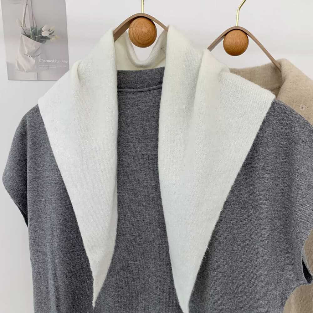 New Solid Color Knitted Triangle Scarf | Autumn Winter Warm Bandana Shawl | Versatile Neck Wrap & Headscarf