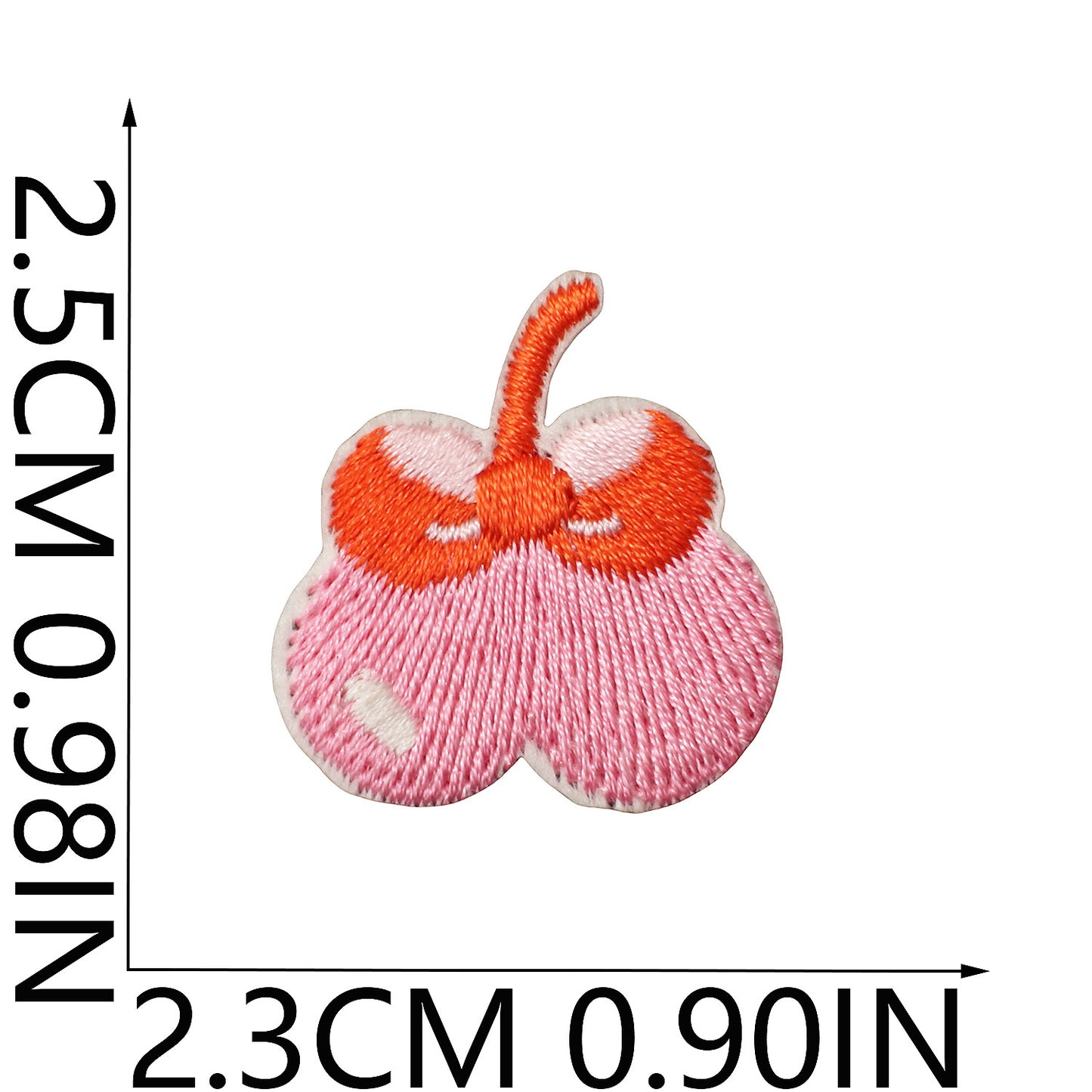 64pcs Korean INS-Style Embroidered Patch | Iron-on Patch for DIY Clothing & Bags | Minimal Aesthetic Handmade Decoration