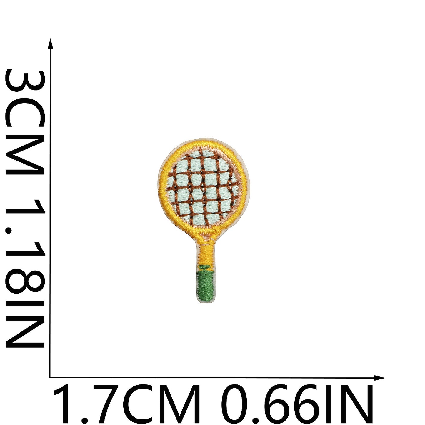 64pcs Korean INS-Style Embroidered Patch | Iron-on Patch for DIY Clothing & Bags | Minimal Aesthetic Handmade Decoration