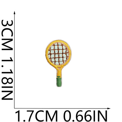 64pcs Korean INS-Style Embroidered Patch | Iron-on Patch for DIY Clothing & Bags | Minimal Aesthetic Handmade Decoration