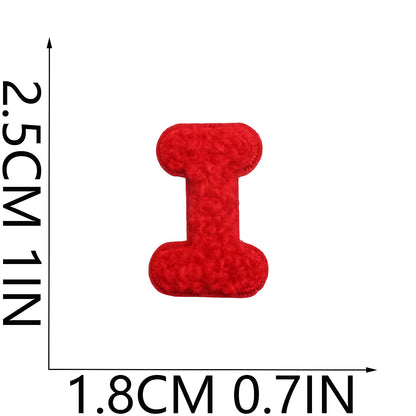 Alphabet & Number Embroidered Patches | A–Z 0–9 Iron-on DIY Letters | Embroidery Appliqué for Clothes & Bags