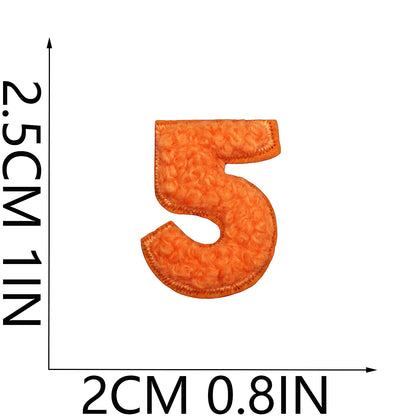 Alphabet & Number Embroidered Patches | A–Z 0–9 Iron-on DIY Letters | Embroidery Appliqué for Clothes & Bags