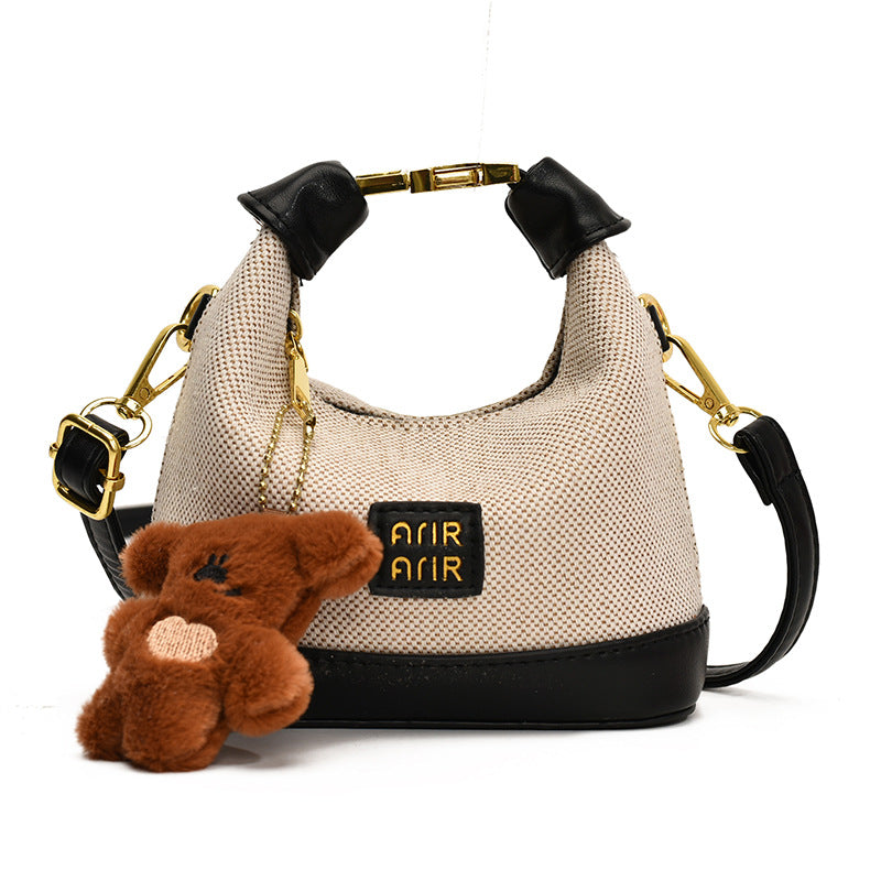 Mini Leopard Print Handbag | Fashion Half Moon Crossbody Bag | Trendy Shoulder Bag for Women Autumn Winter