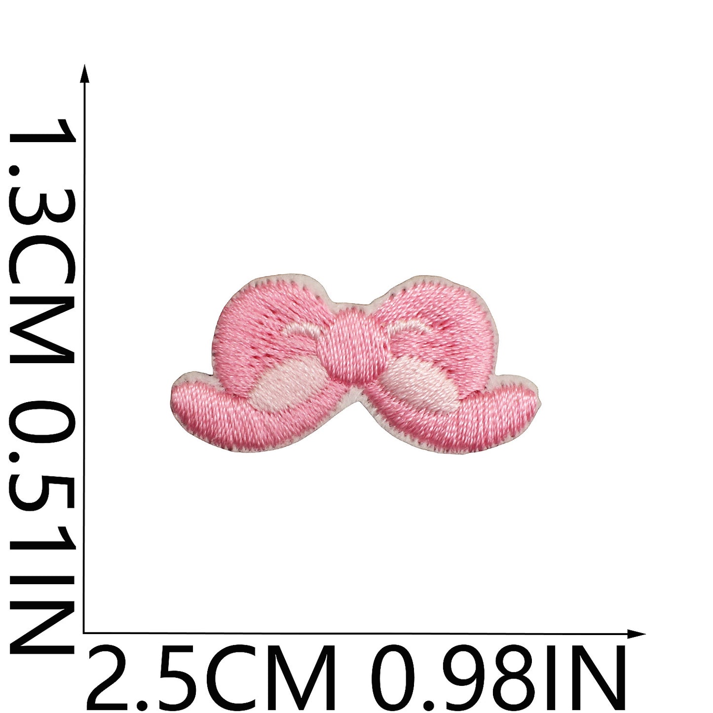 64pcs Korean INS-Style Embroidered Patch | Iron-on Patch for DIY Clothing & Bags | Minimal Aesthetic Handmade Decoration