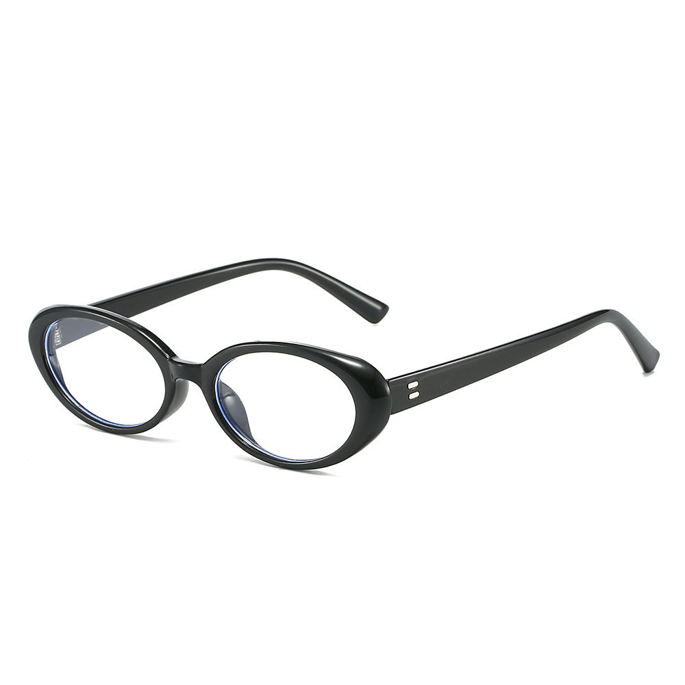 Trending Oval Sunglasses – Retro Hip Hop Small Frame Shades, UV Protection Street Style Sunglasses for Men and Women, Blogger-Inspired Fashion Eyewear