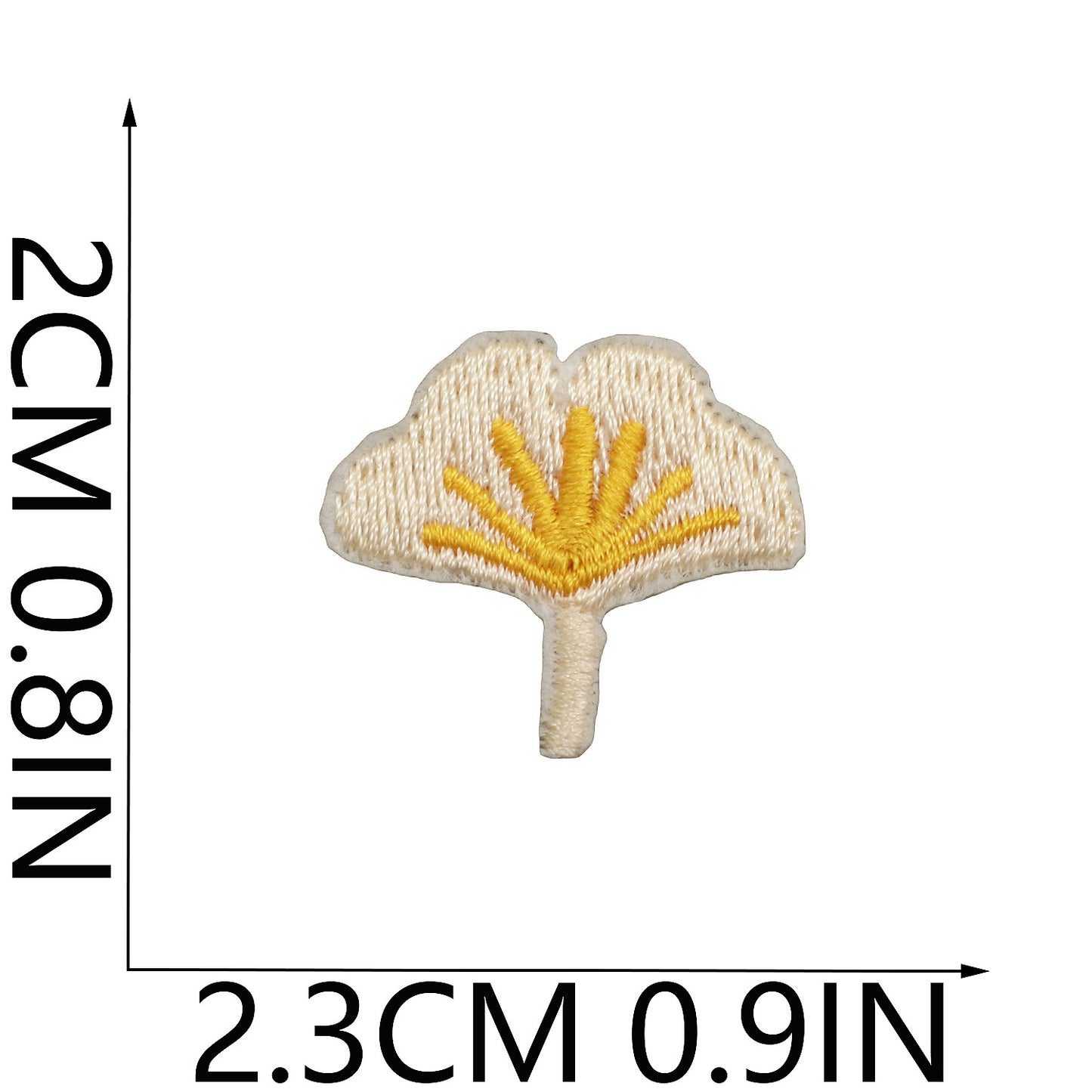 64pcs Korean INS-Style Embroidered Patch | Iron-on Patch for DIY Clothing & Bags | Minimal Aesthetic Handmade Decoration