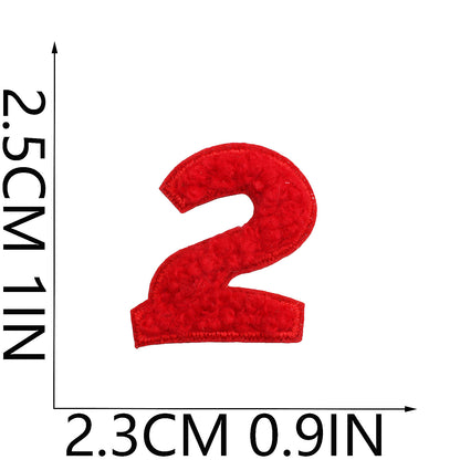 Alphabet & Number Embroidered Patches | A–Z 0–9 Iron-on DIY Letters | Embroidery Appliqué for Clothes & Bags