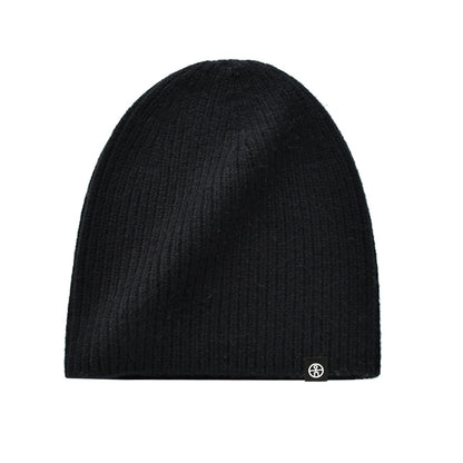 Winter Wool Knit Beanie Hat – Unisex Solid Color Warm Bucket Style Cap, 100% Wool, Round Top, No Brim, One Size Fits All