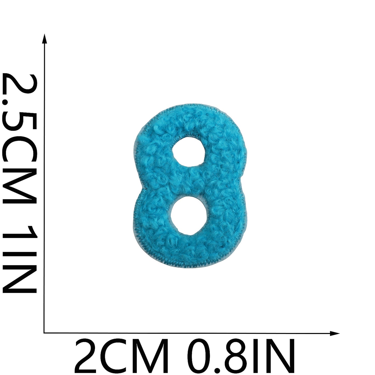 Alphabet & Number Embroidered Patches | A–Z 0–9 Iron-on DIY Letters | Embroidery Appliqué for Clothes & Bags