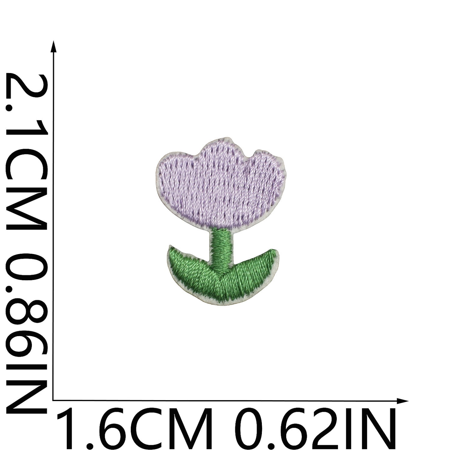 64pcs Korean INS-Style Embroidered Patch | Iron-on Patch for DIY Clothing & Bags | Minimal Aesthetic Handmade Decoration