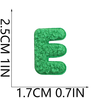 Alphabet & Number Embroidered Patches | A–Z 0–9 Iron-on DIY Letters | Embroidery Appliqué for Clothes & Bags