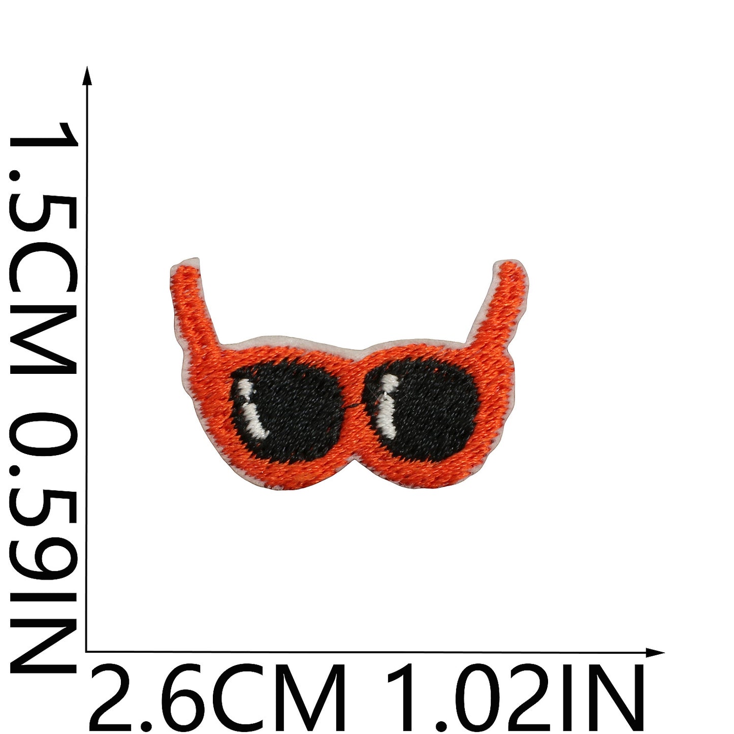 64pcs Korean INS-Style Embroidered Patch | Iron-on Patch for DIY Clothing & Bags | Minimal Aesthetic Handmade Decoration