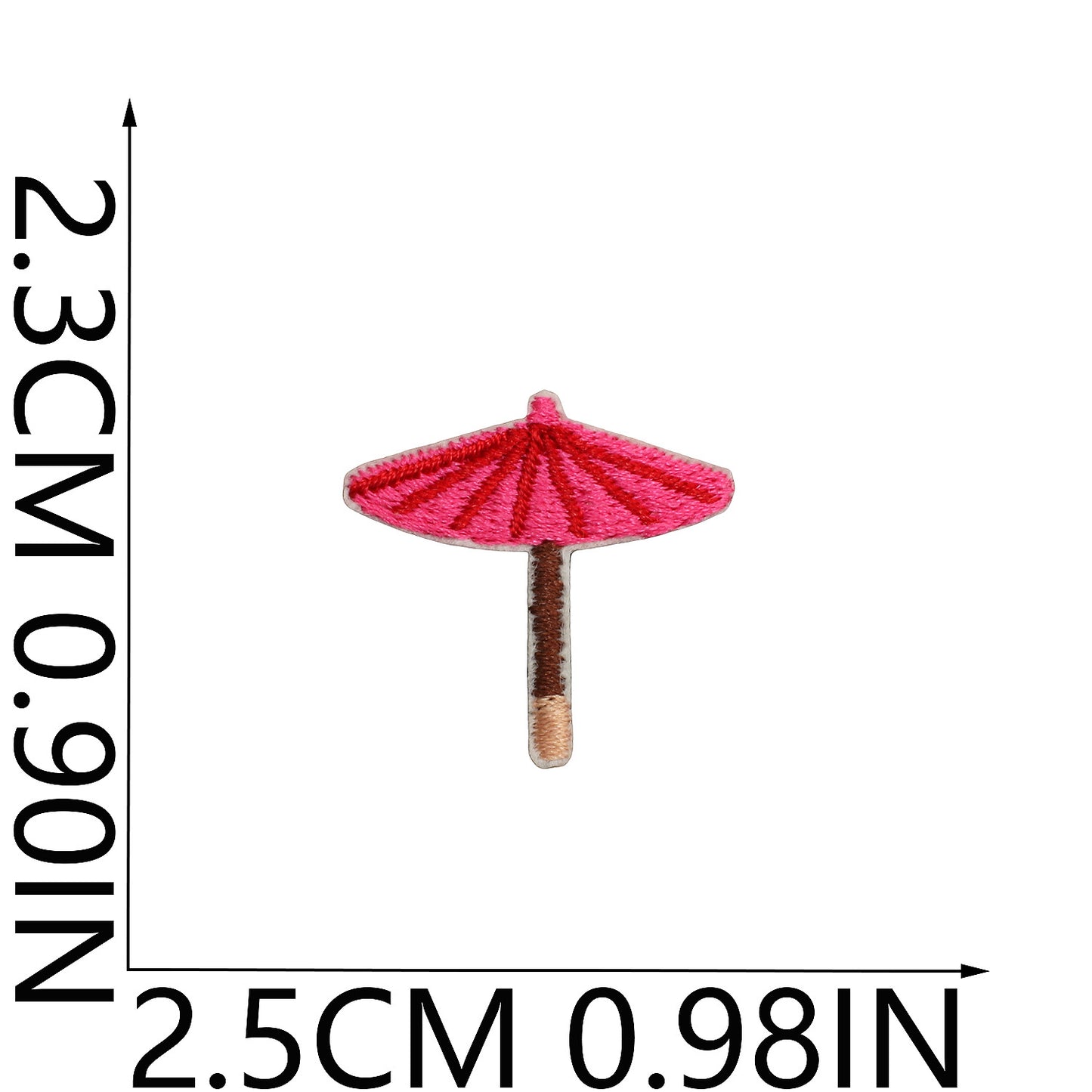 64pcs Korean INS-Style Embroidered Patch | Iron-on Patch for DIY Clothing & Bags | Minimal Aesthetic Handmade Decoration