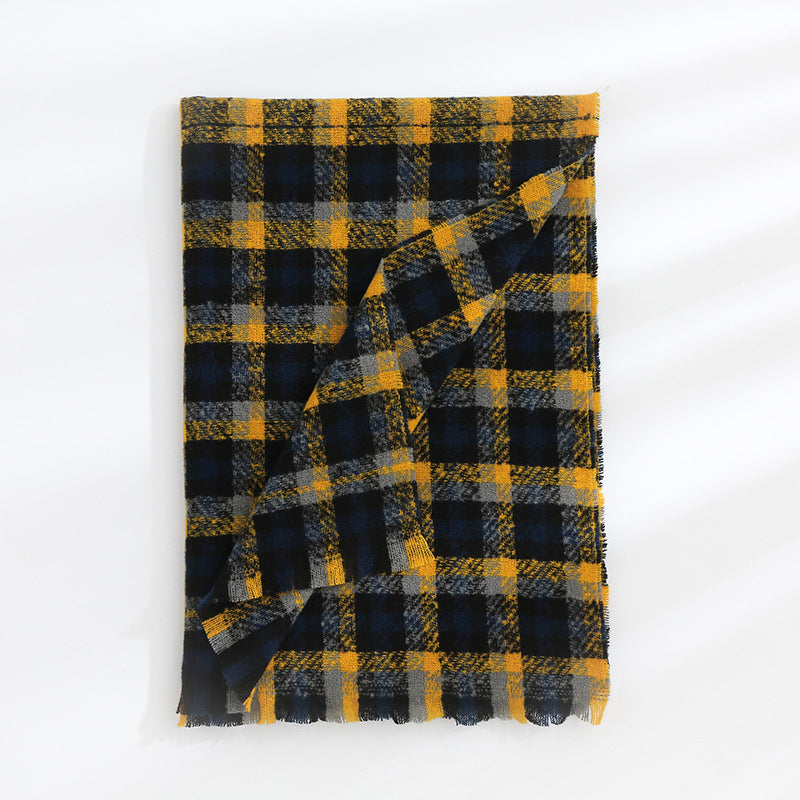 Winter Warm Shawl Scarf for Women | Faux Cashmere Oversized Wrap with Tassels | Thick Soft Printed Pashmina for Autumn & Winter