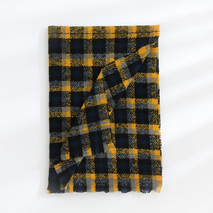 Winter Warm Shawl Scarf for Women | Faux Cashmere Oversized Wrap with Tassels | Thick Soft Printed Pashmina for Autumn & Winter
