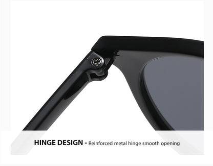 Korean Style Oval Stud Sunglasses – Fashion Retro UV Protection Shades, Unisex High-End Trendy Oval Frame Sun Glasses for Men and Women