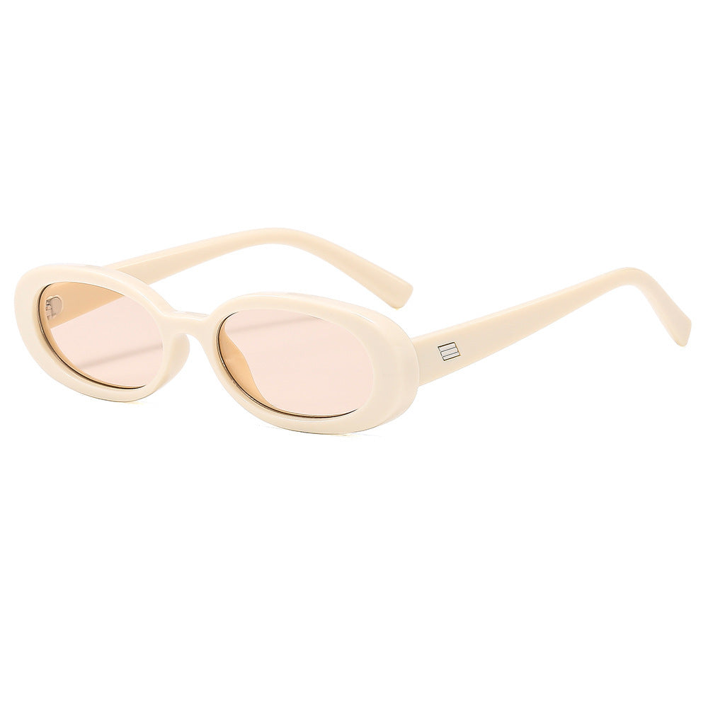 Retro Oval Small Frame Sunglasses – Vintage Chic UV400 Sun Protection Eyewear for Women & Men