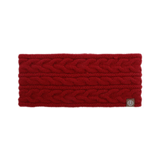 Winter Knit Ear Warmer Headband – Wide Thickened Cable Knit Headband for Men and Women, Warm Outdoor Sports Cycling Ear Protection