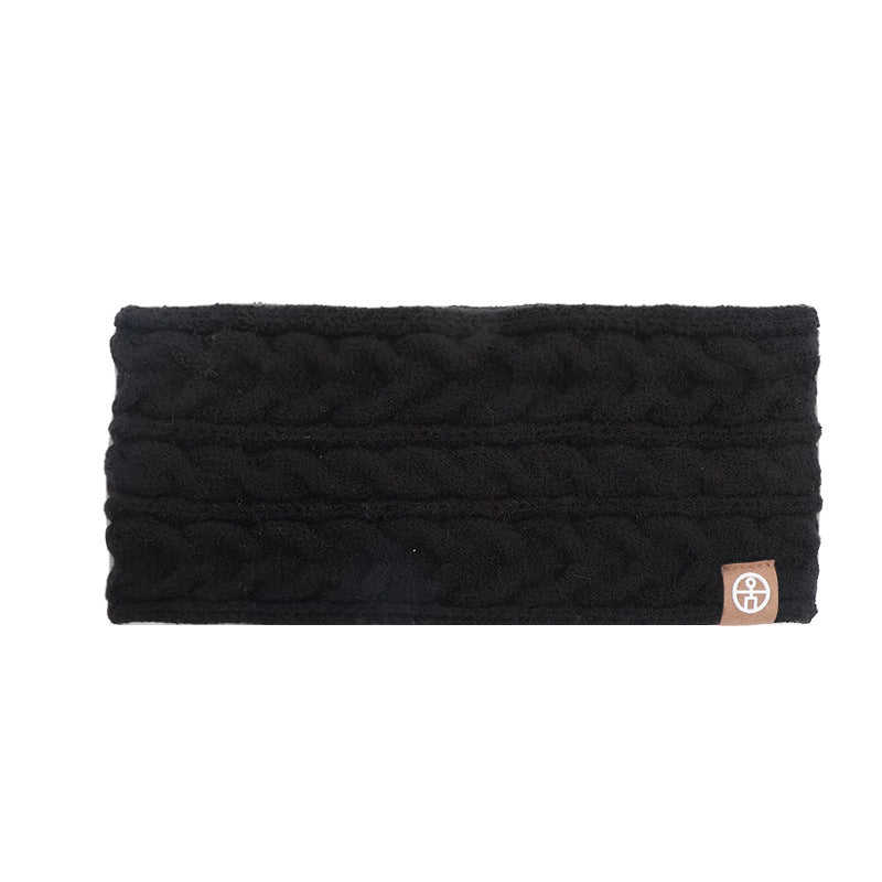 Winter Knit Ear Warmer Headband – Wide Thickened Cable Knit Headband for Men and Women, Warm Outdoor Sports Cycling Ear Protection