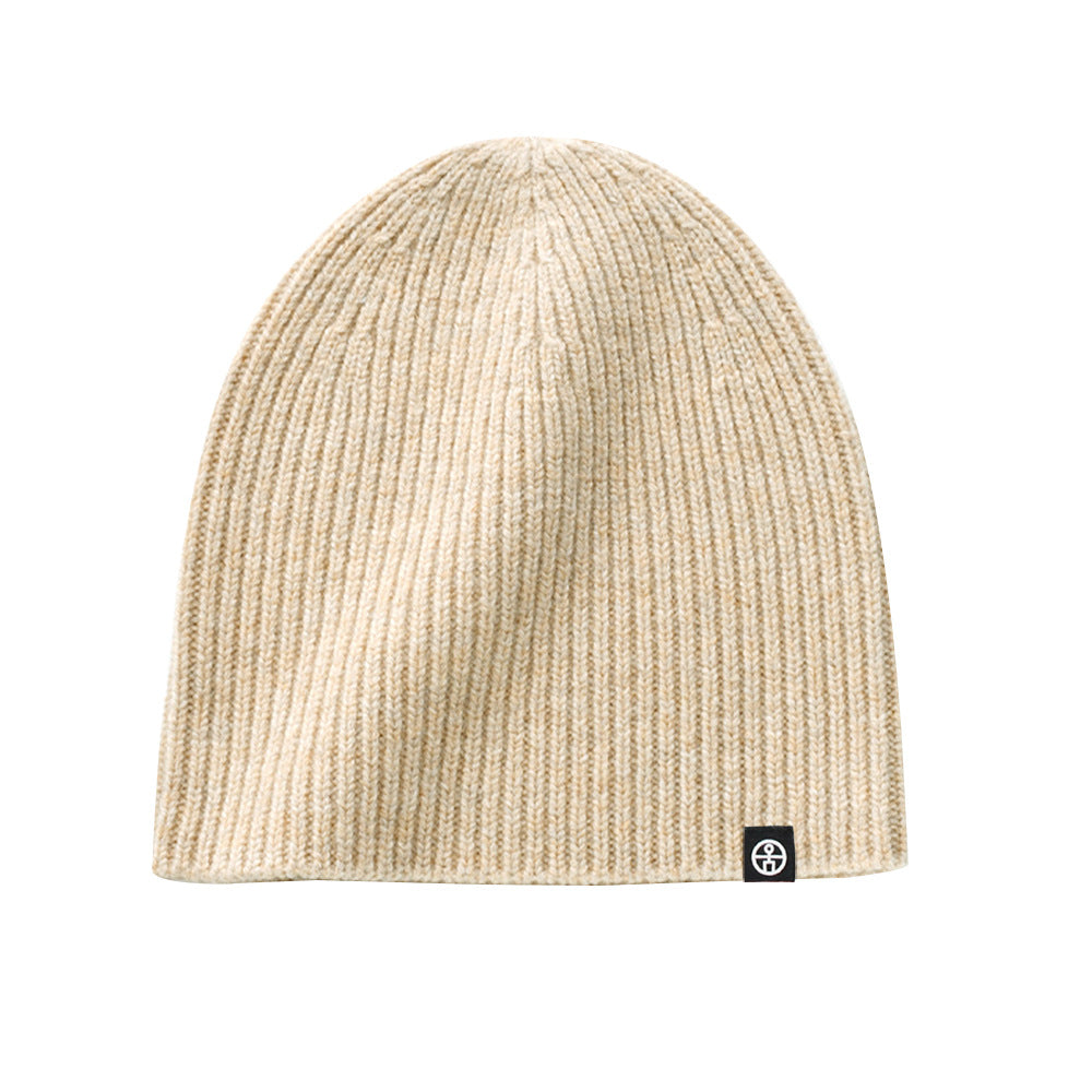 Winter Wool Knit Beanie Hat – Unisex Solid Color Warm Bucket Style Cap, 100% Wool, Round Top, No Brim, One Size Fits All
