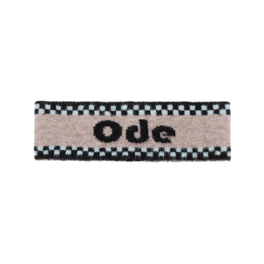 Checkered Winter Headband for Men & Women – Trendy Knit Ear Warmer, High Elastic Fleece-Lined Sports Headband for Outdoor, Cycling, Street Dance & Cold Weather