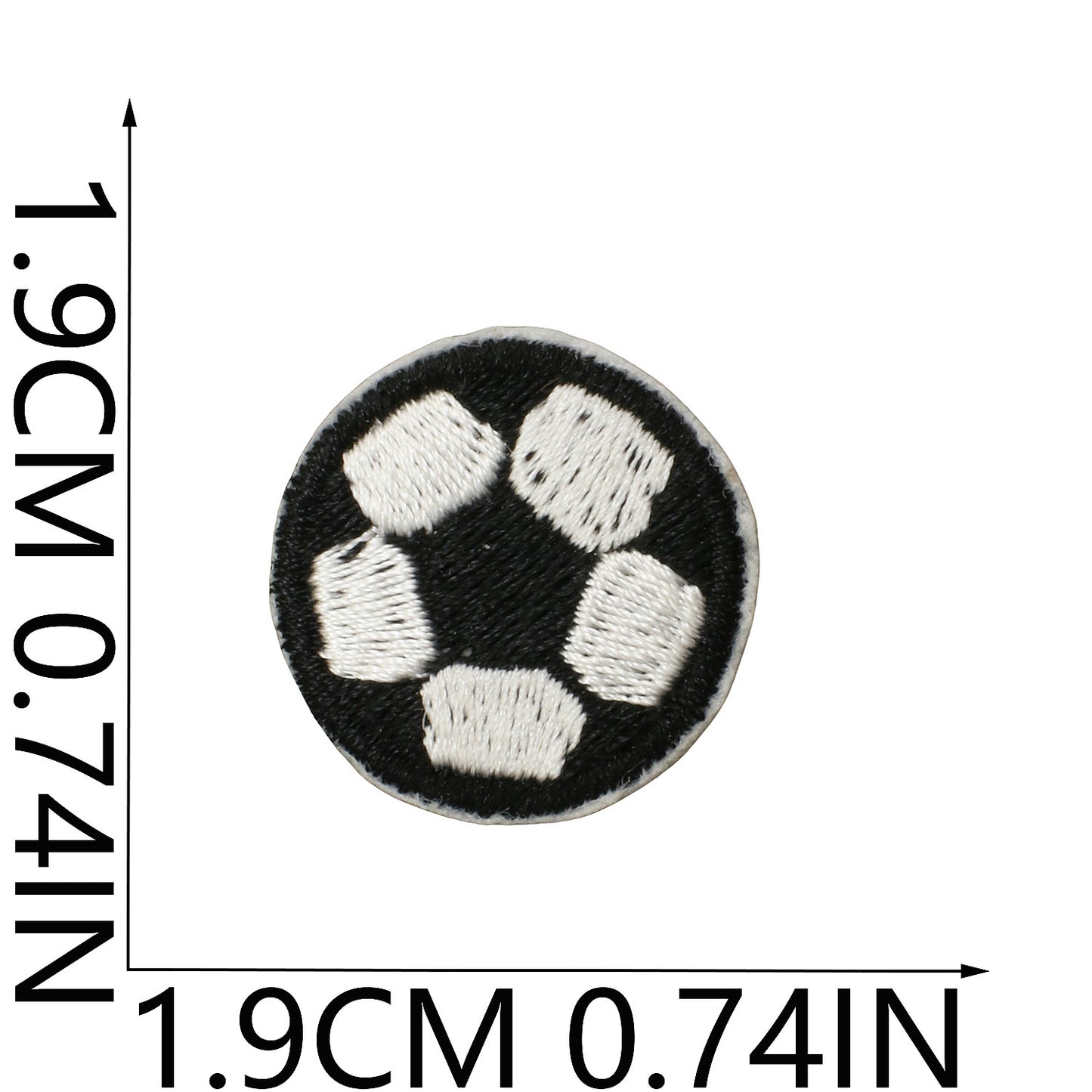 64pcs Korean INS-Style Embroidered Patch | Iron-on Patch for DIY Clothing & Bags | Minimal Aesthetic Handmade Decoration