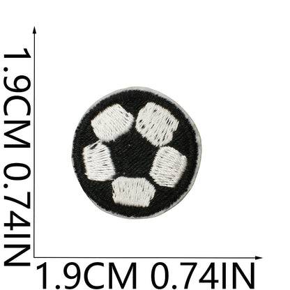 64pcs Korean INS-Style Embroidered Patch | Iron-on Patch for DIY Clothing & Bags | Minimal Aesthetic Handmade Decoration