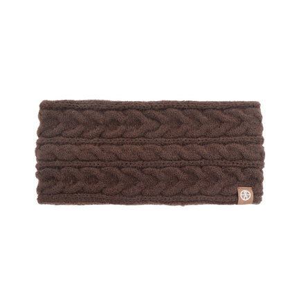 Winter Knit Ear Warmer Headband – Wide Thickened Cable Knit Headband for Men and Women, Warm Outdoor Sports Cycling Ear Protection