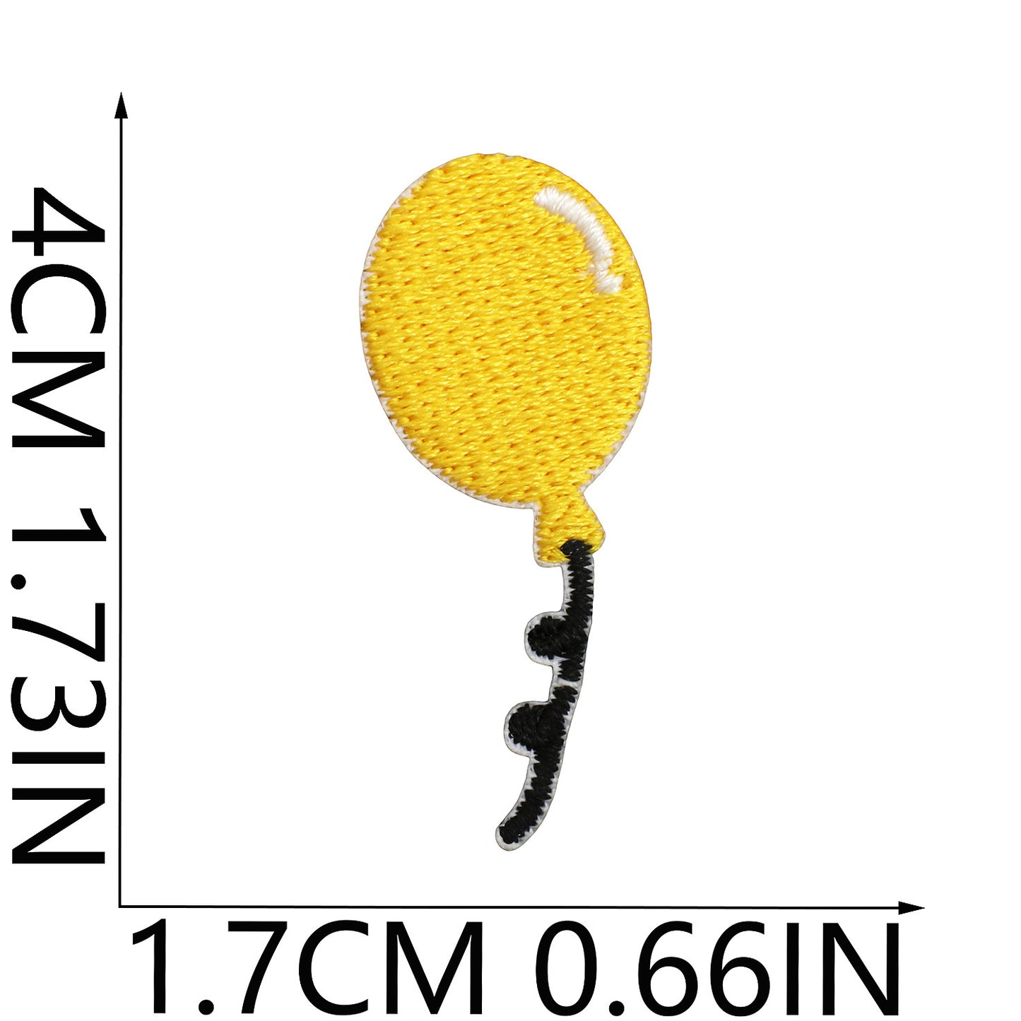 64pcs Korean INS-Style Embroidered Patch | Iron-on Patch for DIY Clothing & Bags | Minimal Aesthetic Handmade Decoration