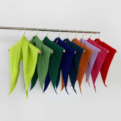 New Solid Color Knitted Triangle Scarf | Autumn Winter Warm Bandana Shawl | Versatile Neck Wrap & Headscarf