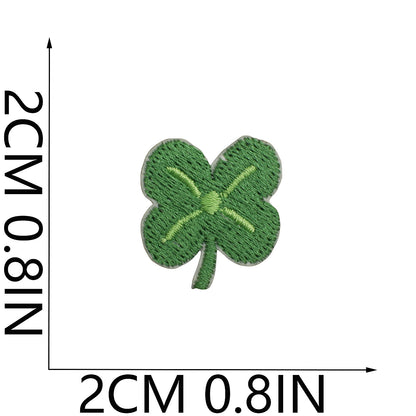 64pcs Korean INS-Style Embroidered Patch | Iron-on Patch for DIY Clothing & Bags | Minimal Aesthetic Handmade Decoration