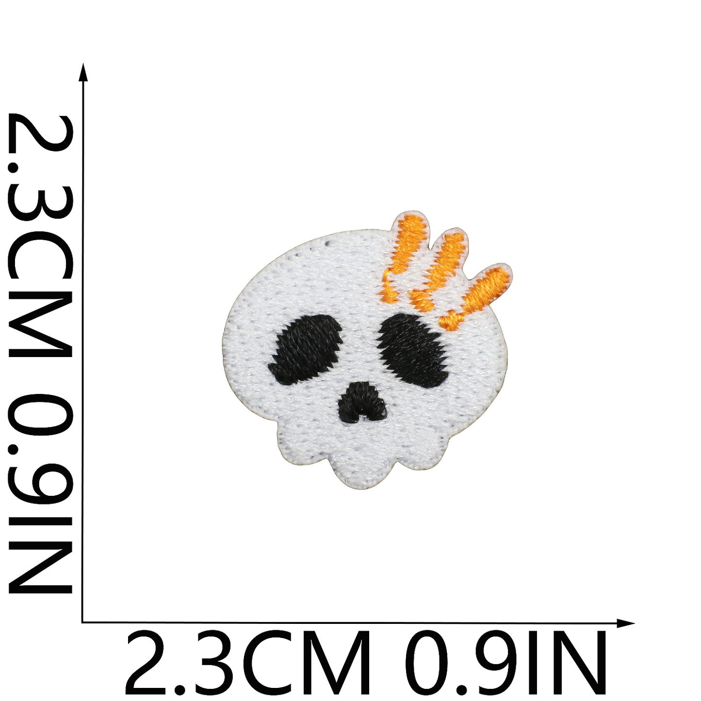 64pcs Korean INS-Style Embroidered Patch | Iron-on Patch for DIY Clothing & Bags | Minimal Aesthetic Handmade Decoration