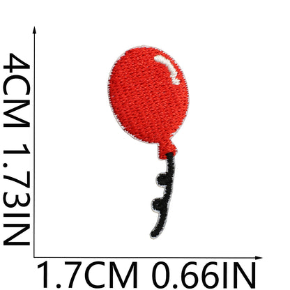 64pcs Korean INS-Style Embroidered Patch | Iron-on Patch for DIY Clothing & Bags | Minimal Aesthetic Handmade Decoration