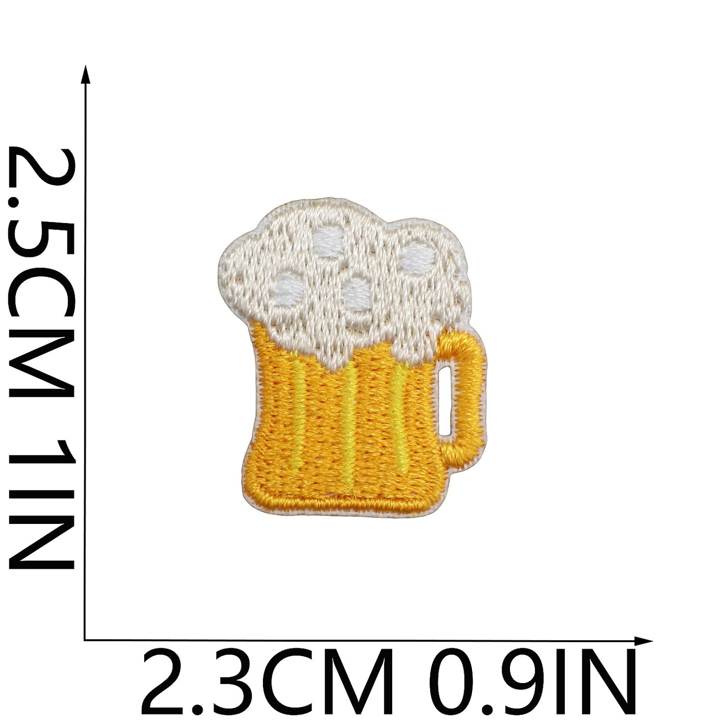 64pcs Korean INS-Style Embroidered Patch | Iron-on Patch for DIY Clothing & Bags | Minimal Aesthetic Handmade Decoration