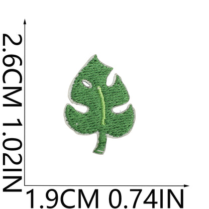 64pcs Korean INS-Style Embroidered Patch | Iron-on Patch for DIY Clothing & Bags | Minimal Aesthetic Handmade Decoration