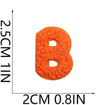 Alphabet & Number Embroidered Patches | A–Z 0–9 Iron-on DIY Letters | Embroidery Appliqué for Clothes & Bags