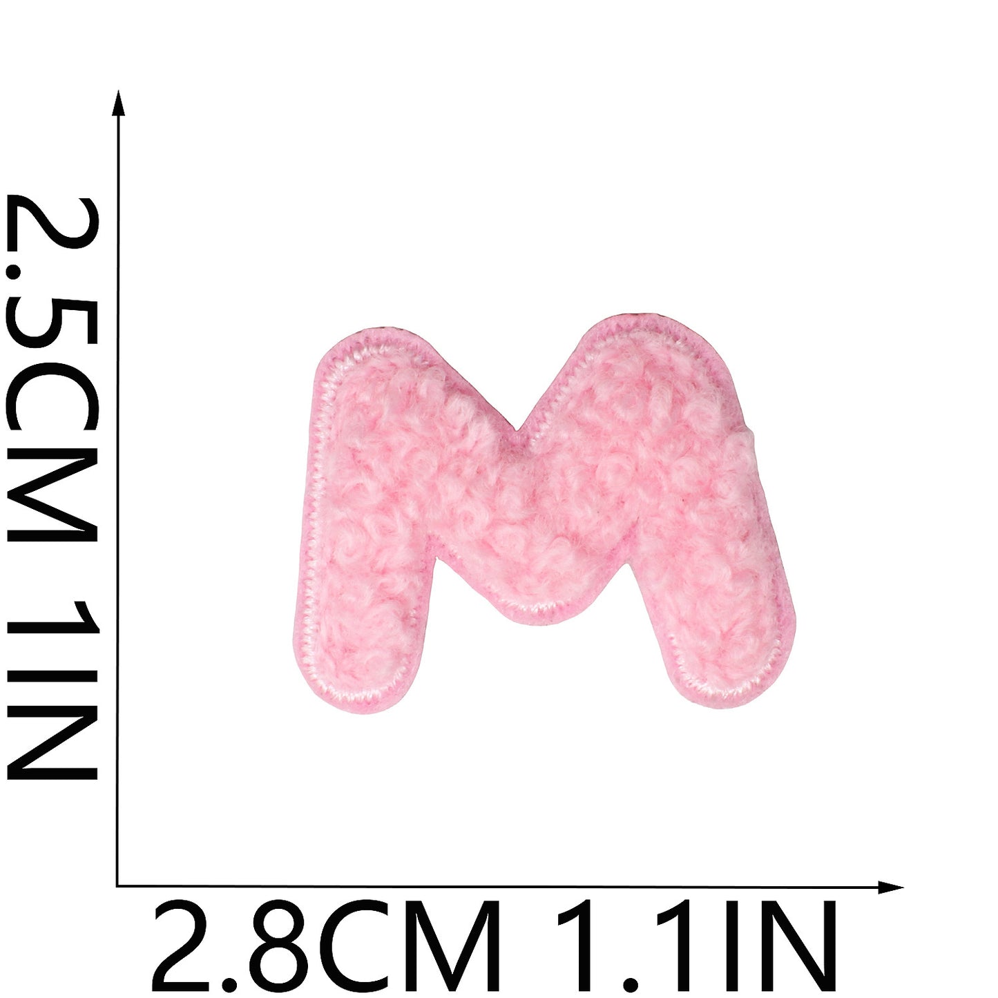 Alphabet & Number Embroidered Patches | A–Z 0–9 Iron-on DIY Letters | Embroidery Appliqué for Clothes & Bags