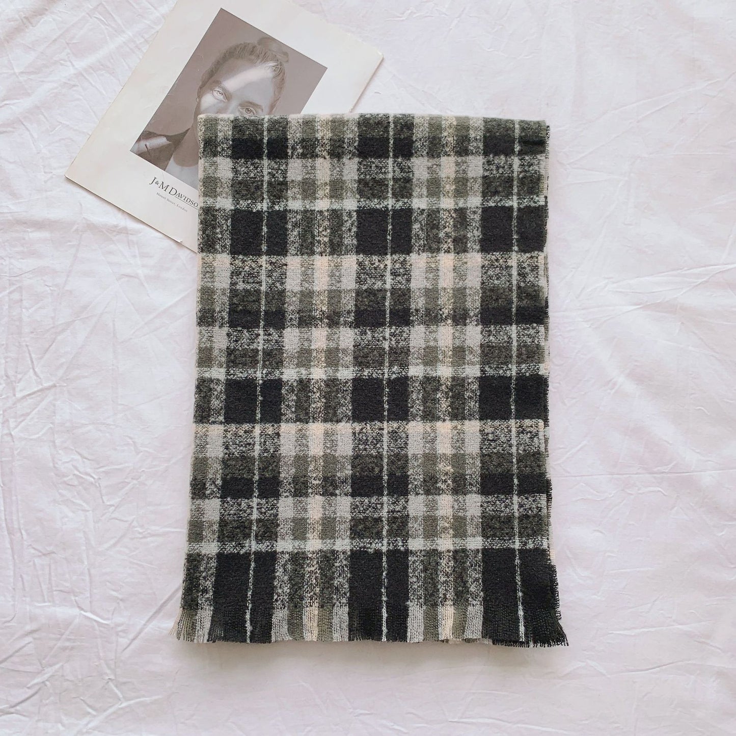 Winter Warm Shawl Scarf for Women | Faux Cashmere Oversized Wrap with Tassels | Thick Soft Printed Pashmina for Autumn & Winter