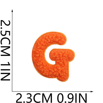 Alphabet & Number Embroidered Patches | A–Z 0–9 Iron-on DIY Letters | Embroidery Appliqué for Clothes & Bags