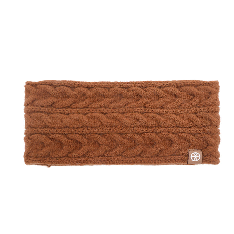 Winter Knit Ear Warmer Headband – Wide Thickened Cable Knit Headband for Men and Women, Warm Outdoor Sports Cycling Ear Protection
