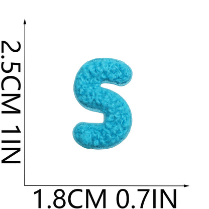 Alphabet & Number Embroidered Patches | A–Z 0–9 Iron-on DIY Letters | Embroidery Appliqué for Clothes & Bags