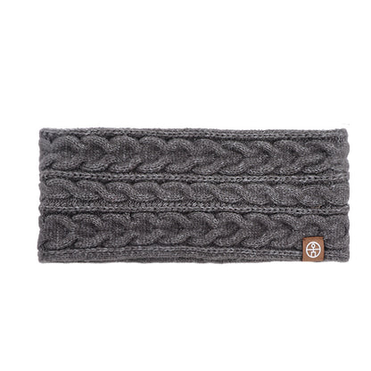 Winter Knit Ear Warmer Headband – Wide Thickened Cable Knit Headband for Men and Women, Warm Outdoor Sports Cycling Ear Protection