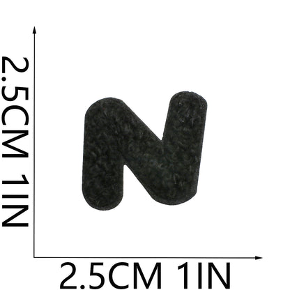 Alphabet & Number Embroidered Patches | A–Z 0–9 Iron-on DIY Letters | Embroidery Appliqué for Clothes & Bags