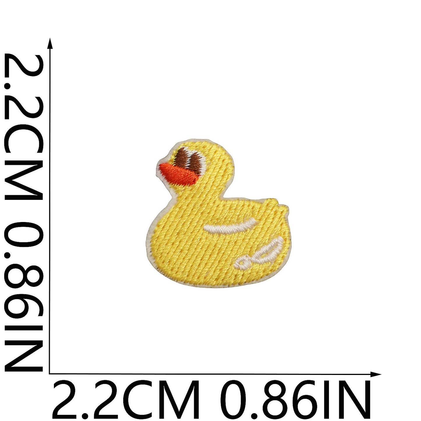 64pcs Korean INS-Style Embroidered Patch | Iron-on Patch for DIY Clothing & Bags | Minimal Aesthetic Handmade Decoration