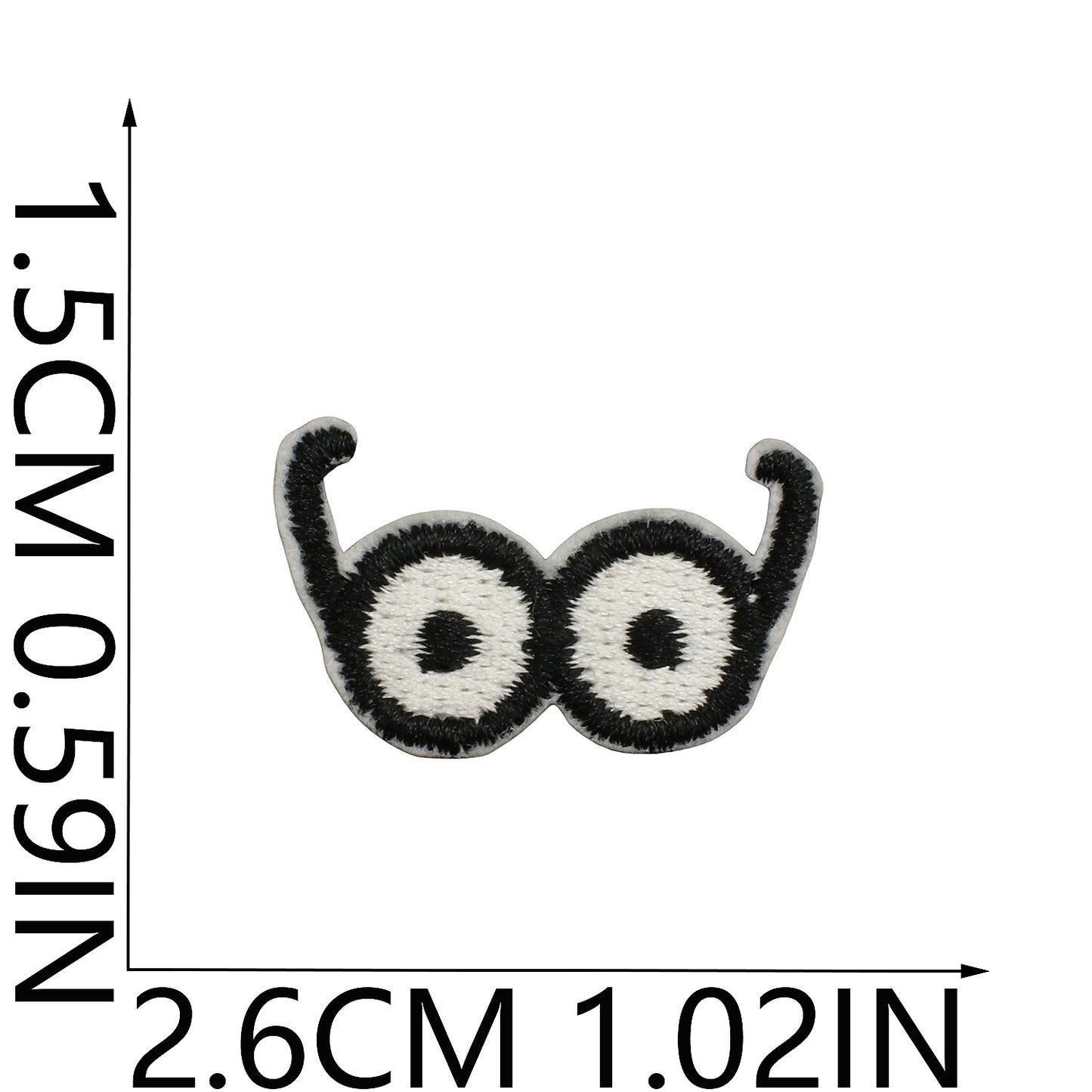 64pcs Korean INS-Style Embroidered Patch | Iron-on Patch for DIY Clothing & Bags | Minimal Aesthetic Handmade Decoration