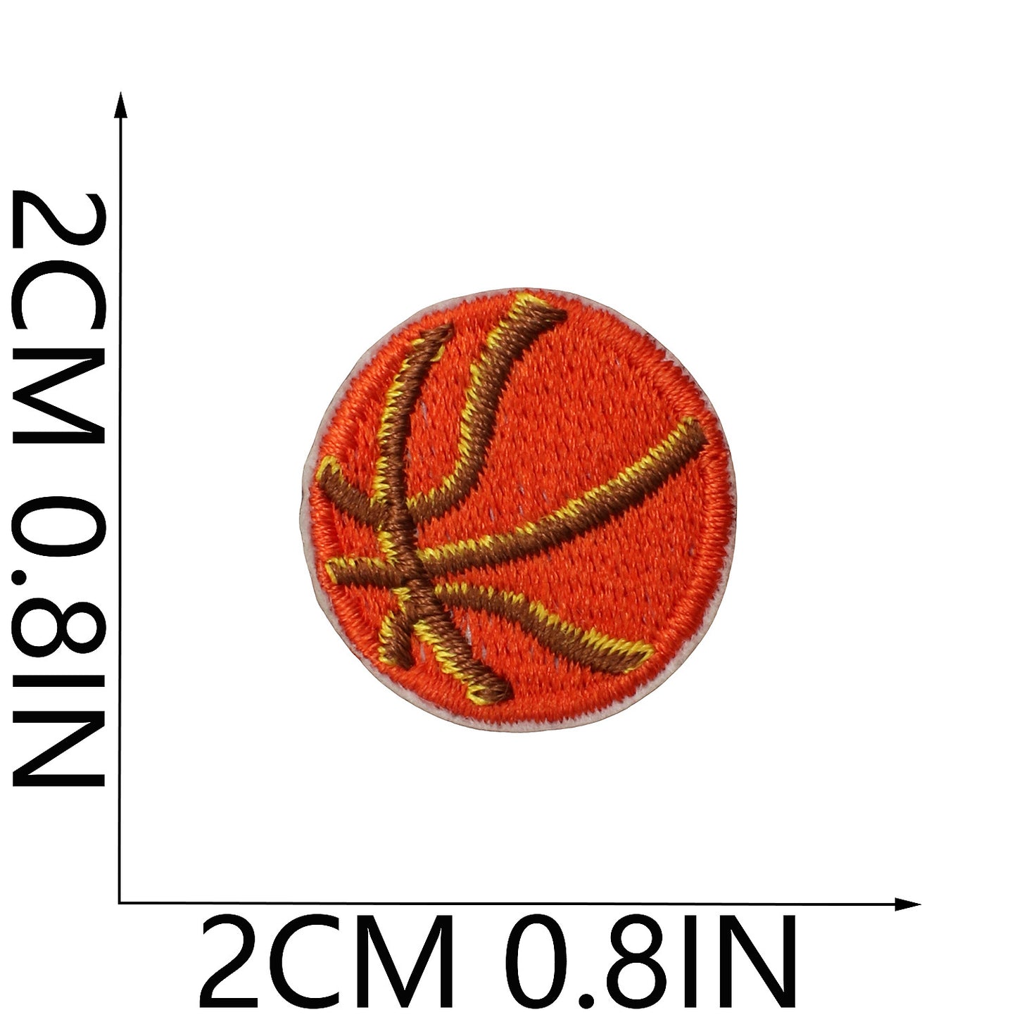 64pcs Korean INS-Style Embroidered Patch | Iron-on Patch for DIY Clothing & Bags | Minimal Aesthetic Handmade Decoration