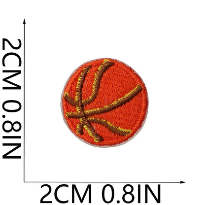 64pcs Korean INS-Style Embroidered Patch | Iron-on Patch for DIY Clothing & Bags | Minimal Aesthetic Handmade Decoration